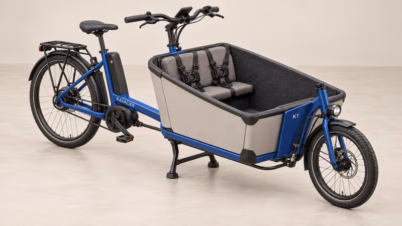 Kavalier K1 vu de trois quarts, box ouverte